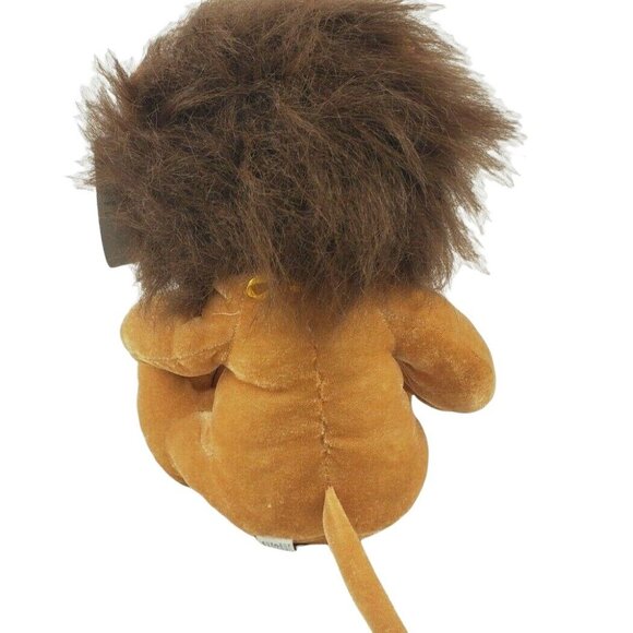 Classic Toy Company Lion Plush Big Cat Tan Brown Mane Jungle Stuffed Animal - Picture 3 of 8